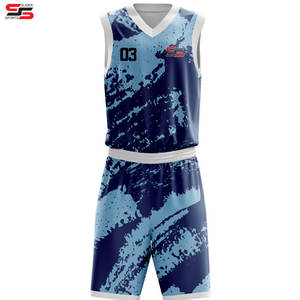 Ropa de equipo deportivo 100% Poliéster Hecho Uniforme de baloncesto Diseño de logotipo personalizado Uniforme de baloncesto para hombres Servicio OEM - Product Image 3