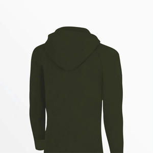 Men's Custom <b>Lightweight</b> Full Zip Hoodie Stretch Fabric Activewear <b>Jacket</b> with Front Logo for Gym or Casual Use - Product Image 5