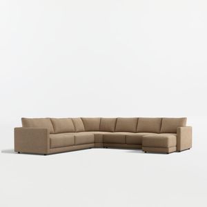 Canapé sectionnel en forme de L à 4 places avec chaise longue, collection Gather - Product Image 1