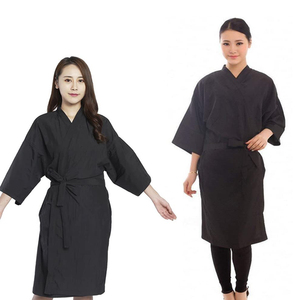 Vestido de salón de Atención al Cliente, calidad superior, resistente al agua, para salón de belleza y Spa, de poliéster, diseño personalizado, Logo personalizado - Product Image 2