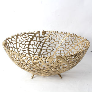 Bol en aluminium moulé de qualité supérieure avec un design moderne, adapté aux salades, aux collations, aux fruits et aux besoins quotidiens de la salle à manger - Product Image 2