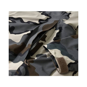 Veste de chasse camouflage doublée polaire pour homme, vêtement d'extérieur thermique d'hiver avec capuche et poignets, différentes couleurs et tailles plus grandes - Product Image 4
