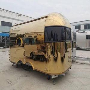 Remolque de cocina comercial móvil de aluminio usado al por mayor, comida rápida, helado, perrito caliente, uso en restaurante, camión de comida disponible - Product Image 4