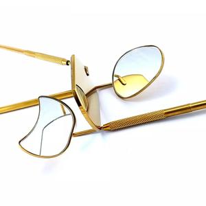 Espejos de extensión de pestañas de marca privada, espejo de mango largo de media luna de acero inoxidable 2022, venta al por mayor - Product Image 2