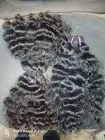 Lot de Cheveux Humains Vierges Bruts Indiens Sushma Remy, 95-100g, Résistants à la Chute, Doux et Brillants, Tissage Double Trame Faite à la Machine