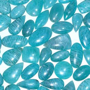 Belle Amazonite naturelle pierre précieuse en vrac en gros mélange forme et taille Amazonite Cabochon pierre précieuse pour la fabrication de bijoux - Product Image 3