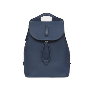 Mochila de cuero PU estilo Vintage impermeable Unisex cuero genuino algodón suave bolsa de viaje escolar cierre de cremallera marco externo - Product Image 1