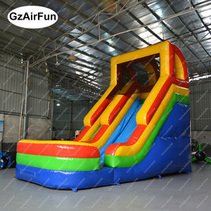 Petit toboggan gonflable Commercial en PVC de 22 pieds avec <span class=keywords><strong>piscine</strong></span>/toboggans gonflables pour jeux d'eau de <span class=keywords><strong>piscine</strong></span> <span class=keywords><strong>à</strong></span> vendre - Product Image 2