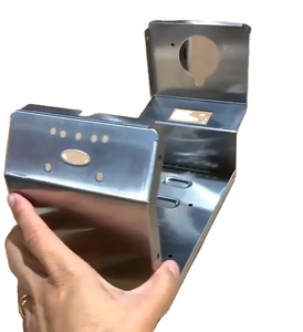 Piezas de estampado de chapa metálica OEM, soporte de acero inoxidable con soldadura de aluminio, abrazaderas de soportes suministradas por la fábrica - Product Image 5