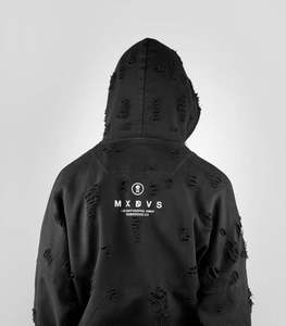 Sudadera con Capucha de Invierno con Lavado Ácido, Diseño Personalizado, Estampado Vintage, 100% Algodón Premium, Impermeable, Ecológica y Transpirable - Product Image 6