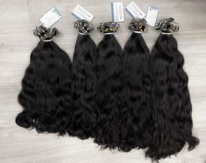 Hot Trending Virgin Remy Natural Wavy <b>Tape</b> Black Color Vietnamese Hair Extensions <b>Machine</b> Double Weft 100g Custom Color Ready - Product Image 2