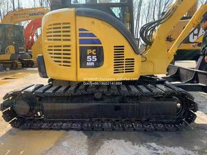 Komatsu PC55MR Japon Excavatrice d'occasion 90% Nouveau jaune 5ton Yanmar Moteur utilisé Offre Spéciale 1 an de garantie - Product Image 3
