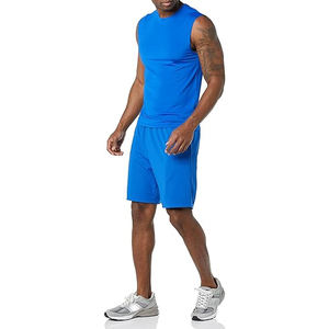 Pantalones cortos de entrenamiento atléticos cómodos de calle alta, equipo deportivo de lona transpirable para entrenamiento, baloncesto sólido, absorbe la humedad - Product Image 3