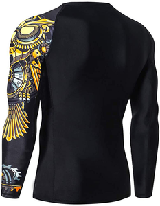 Camiseta de Compresión Personalizada de Manga Larga para Entrenamiento de MMA y BJJ - Product Image 5