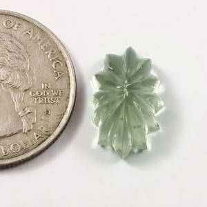 อัญมณีแกะสลักอเมทิสต์สีเขียวรูปทรงแฟนซีธรรมชาติสำหรับเครื่องประดับแบบหลวม - Product Image 2