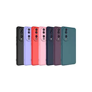 Étui de protection en silicone souple de qualité supérieure Netzy Safa Mara Series Slim Fit pour téléphone portable Honor 90 en rose - Product Image 3