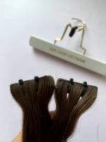 Extensions de cheveux naturels vierges Remy 9A HD à double trame, cuticules alignées, invisibles, sans couture, ondulées, bouclées, afro, vietnamiennes, en vrac, pour la vente en gros