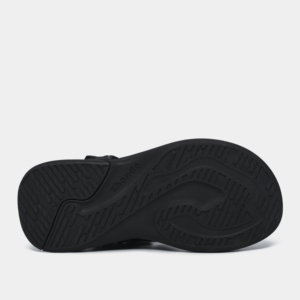 New Arrival Summer Open Toe Casual Sandals Cross-Strap with Enhanced Grip Stability Full Black Rubber Outsole Pads - Product Image 3