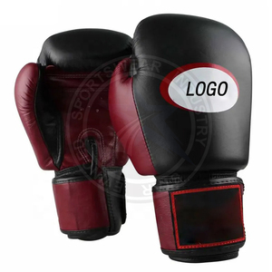Gants de boxe thaïlandaise de haute qualité avec logo personnalisé, gants d'entraînement MMA professionnels en PVC imperméable - Product Image 6