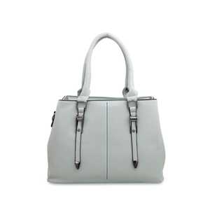 Bolso de mano formal verde P35871 para niñas, estilo informal de lujo, gran capacidad, estampado Saffiano, decoración de rayas para fiestas, uso en la playa - Product Image 2