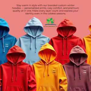 Sudaderas con capucha de invierno Unisex Pullover estilo 100 por ciento tela de punto de algodón al por mayor OEM ODM Bangladesh Drop Shoulder Fit con capucha - Product Image 4