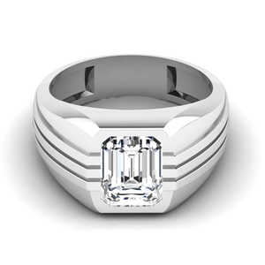 Venta caliente Compromiso Boda Unisex 925 Anillo de plata esterlina Leb Grown Diamond Jewelry Anillo de alta calidad - Product Image 5