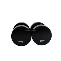 Mancuernas de Titanio con Diseño CPU, Elegantes y Resistentes, Color Negro, con Peso Ajustable (2.5kg-70kg) para Gimnasio