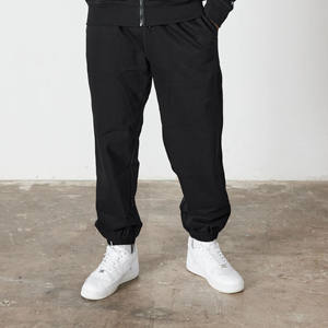 Nouveau design noir surdimensionné Full Zip 2 pièces ensemble sweat à capuche et jogger lourd coton hommes sweatsuite survêtement pour hommes logo personnalisé - Product Image 5