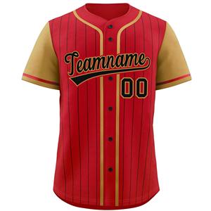 Maillot de baseball personnalisé par sublimation, unisexe, respirant, séchage rapide, polyester, uniforme, broderie, impression, vierge, softball, haute qualité - Product Image 2