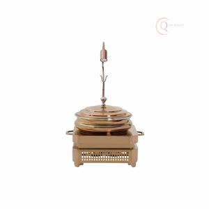 Plat à réchaud classique en acier inoxydable pour la restauration à grande échelle |   pour les événements, les fêtes et les buffets d'hôtel - Product Image 4