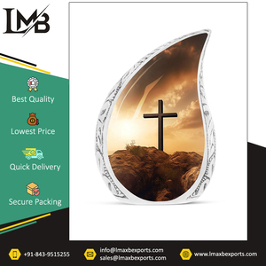 โกศฌฌาปนกิจศพอลูมิเนียมหยดน้ำตาสำหรับขี้เถ้าของ100% โลโก้แบบปรับแต่งได้ - Product Image 6