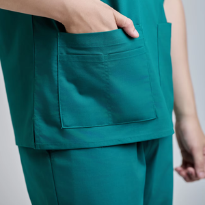 Uniforme Quirúrgico Vietnamita FMF Unisex, Conjunto de Uniforme Médico Quirúrgico Verde, Tela de Algodón/Spandex, Uniforme de Hospital - Product Image 1