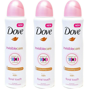 Paquete de 3 Desodorantes Antitranspirantes en Aerosol Dove Invisible Care Floral Touch de 150 ml - Product Image 6