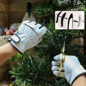 Men's Light-Duty Leather Safety Cycling <b>Sunglasses</b> Anti-UV400 Outdoor Sports Driving Grinding Welding Imitation Sheepskin - Product Image 5