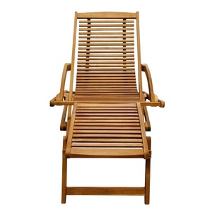 Sillas Plegables de Playa Hechas de Madera de Teca Sólida, Ergonómicas, Ideales para Relajarse en Áreas Abiertas como Playa, Piscina, Restaurantes al Aire Libre - Product Image 2