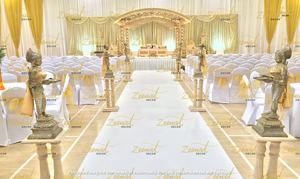 Nouveau double pilier en bois Mandap Design moderne Double pilier en bois Mandap ensemble mariage indien en bois sculpté Mandap - Product Image 5