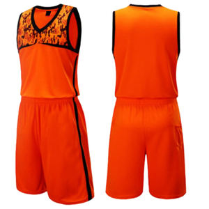 Kit de baloncesto por sublimación personalizado unisex, nuevo diseño, uniforme de baloncesto de secado rápido para hombres con conjuntos de pantalones cortos, logotipo impreso por sublimación - Product Image 1