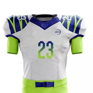 Uniforme de Fútbol Americano Unisex Personalizado de Alta Calidad, con la Mejor Tela, Impresión Digital y Transpirable, 100% Poliéster - Product Image 6