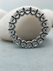 แหวนแต่งงานสีเงินสเตอริง925และ10K-18K แหวนแหวนหมั้นเพชรสีขาว VVS1เพชรออกแบบได้ตามที่ต้องการ - Product Image 2