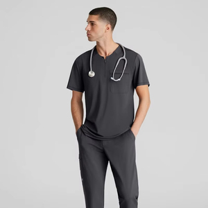 2025 Fashionable Style Stretchable Soft Fabric Premium Quality New Arrival Medical Scrub Medical Scrub For Men - Product Image 1