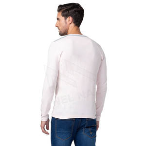 Camisetas de alta calidad de algodón de alta calidad de manga larga de gran tamaño para hombre, camiseta de talla grande, ropa para hombre - Product Image 2