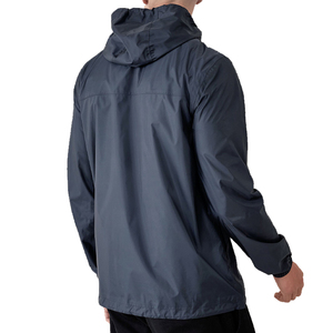 เสื้อแจ็กเก็ตมีฮู้ดสำหรับผู้ชายเสื้อกันลมมีฮู้ดแบบซิป100% - Product Image 2