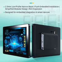 Vente directe d'usine, écran tactile capacitif industriel Android, PC de panneau industriel en alliage d'aluminium A133, 8, 10, 15, 17, 19 pouces, DC24V, POE