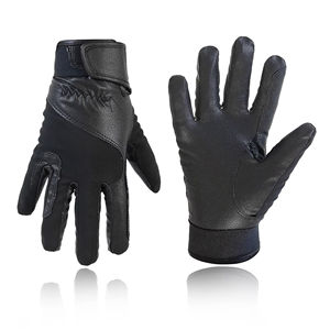 ถุงมือขี่ม้าฤดูหนาวลดราคา  ระบายอากาศได้ดี หนังแท้ กันลื่น สำหรับผู้ใหญ่  แบบตะวันตก  สำหรับกีฬากลางแจ้ง ผลิตในปากีสถาน - Product Image 1