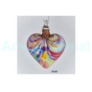 Hot Selling High Quality <b>Pick</b> Glass Beautiful Heart Shape <b>Christmas</b> Hanging Ornaments for Home Wedding <b>Christmas</b> Tree Decoration - Product Image 4