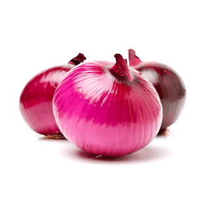 Oignons rouges frais biologiques de qualité 100% naturels non pelés, légumes à vendre - Product Image 2