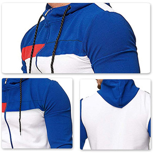 Ensemble de survêtement classique pour homme avec fermeture éclair, tissu confortable et ajustable, service OEM, tenue décontractée tendance, survêtement pour homme, logo personnalisé - Product Image 4