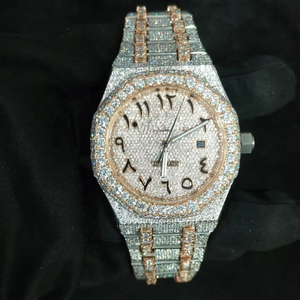 Custom High Quality ETA <b>Automatic</b> Mechanical Watch Sapphire Case Crystal Zircon Moissanite Luxury Designer Pointer <b>Chronograph</b> - Product Image 1