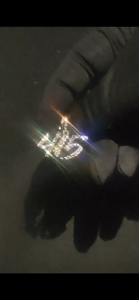 Pass Diamond Tester Custom Vvs Moissanite NUMERO Letra Colgante Hombres Hop 925 Plata Iced Out Diamante Colgante Joyería - Product Image 4