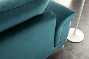 Sofá de Tela de 3 Plazas Estilo Italiano Moderno, Melody, Muebles de Lujo para Sala de Estar - Product Image 4